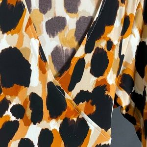 Jessica London leopard print maxi dress